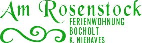 Ferienwohnung Bocholt - Am Rosenstock